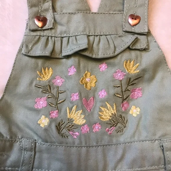 Girl’s Toddler Cute Outfit Matching Set, Green Purple Size 18M New Without Tags - Picture 4 of 8